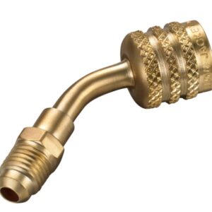 Yellow Jacket® 19180 Hose Adapter, 1/4 in, Left-Handed for A2L Refrigerant Tanks