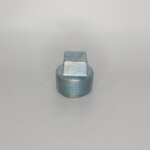 CB Supplies 452042005 Galvanized Cored Plug, 1/2 in, MIP, Malleable Iron
