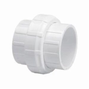 Lasco® 457-015 O-Ring Union, 1-1/2 in, Slip, SCH 40/STD, PVC, Buna-N Seal, White