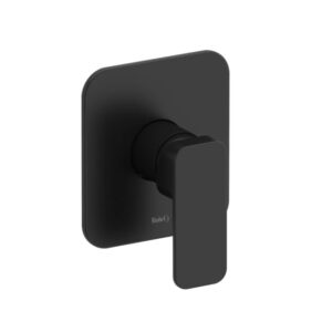 Riobel® TEQ51NBK Equinox Pressure Balance Valve Trim, Black
