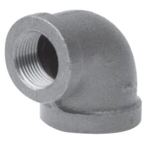 Approved Vendor 2720 Black Iron Reducing 90 deg Elbow, 2-1/2 x 2 in, FIP