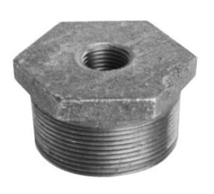 Approved Vendor 2726 Black Iron Bushing, 1/2 x 3/8 in, Male x Female