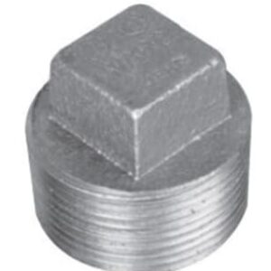 Approved Vendor 2822 Black Iron Plug, 1 in, MIP