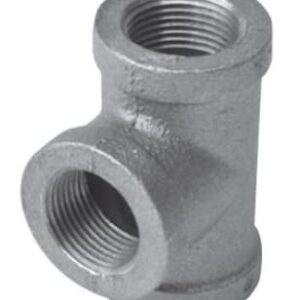 Approved Vendor 2833 Black Iron Tee, 3/4 in, FIP