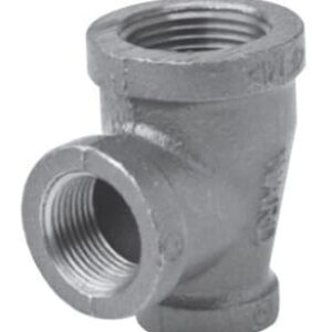 Approved Vendor 2906 Black Iron Reducing Tee, 2 x 1-1/2 x 2 in, FIP