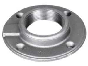 Approved Vendor 2933 Black Iron Floor Flange, 2 in, FIP