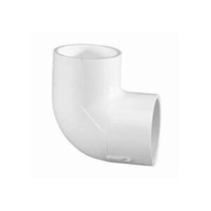 Lasco® 406-080 90 deg Elbow, 8 in, Slip, SCH 40/STD, PVC, White