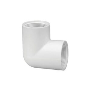 Lasco® 408-010 90 deg Elbow, 1 in, FPT, SCH 40/STD, PVC, White