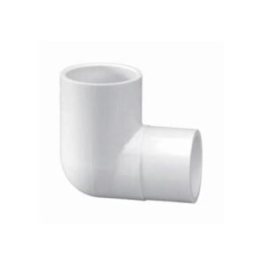 Lasco® 409-010 90 deg Street Elbow, 1 in, Spigot x Slip, SCH 40/STD, PVC, White
