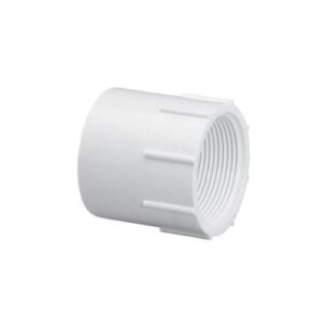 Lasco® 435-040 Female Adapter, 4 in, Slip x FPT, SCH 40/STD, PVC, White