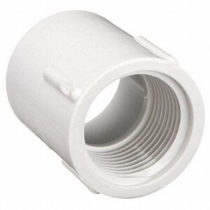 Lasco® 435-060 Female Adapter, 6 in, Slip x FNPT, SCH 40, PVC, White