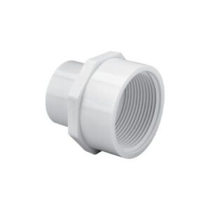 Lasco® 435-131 Reducing Female Adapter, 1 x 3/4 in, Slip x FPT, SCH 40/STD, PVC, White