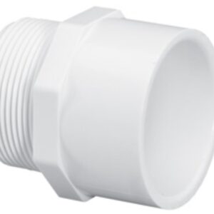 Lasco® 436050 Reducing Male Adapter, 5 in, MPT x Slip, SCH 40, PVC