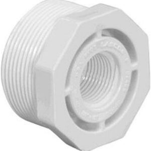 Lasco® 439292 Threaded Reducing Bushing, MPT x FPT, 2-1/2 x 2 in, SCH 40, PVC