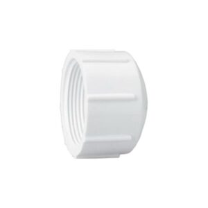 Lasco® 448-030 Cap, 3 in, FPT, SCH 40/STD, PVC, White