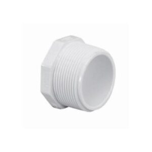 Lasco® 450-015 Plug, 1-1/2 in, MNPT, SCH 40/STD, PVC, White