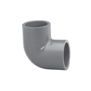 Lasco® 806-010 90 deg Socket Elbow, 1 in, Slip, SCH 80/XH, PVC, Gray