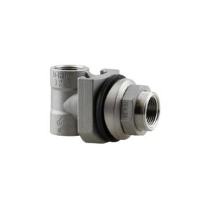 Boshart Industries P-125-SS Stainless Steel Pitless Adapter, 5 to 12 in Well, 1-1/4 in Drop Pipe and Discharge, 304 Stainless Steel