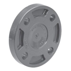 Lasco® 853-060 Blind Flange, 6 in, PVC, Blind Connection, 150 lb, Gray