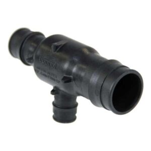 Uponor Q4751750 ProPEX® Reducing Tee, 1 x 3/4 x 1/2 in, F1960 Cold-Expansion PEX, Engineered Polymer