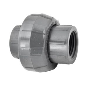 Lasco® 898-007 Threaded O-Ring Union, 3/4 in, FPT, SCH 80/XH, PVC, Gray