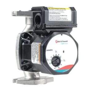 Bell & Gossett 60B0B1000 20-18, 20 ft Max Head, 70 W, 14-230 deg F, Cast Iron Enclosure, 115 V, 1 Phase, 50-60 Hz