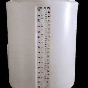 Quality Moulded Plastics 70852-1 Chemical Feed Tank, 50 gal, 30 x 24 in