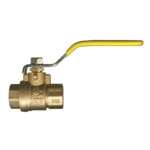 GasFlo BV2103-J Ball Valve, 1-1/4 in, FNPT, Full Port, PTFE