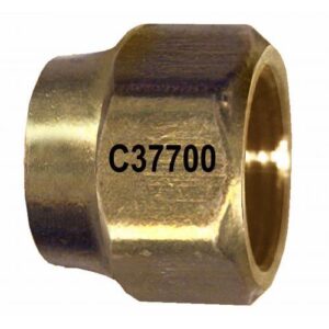 Fairview 40-6 Forged Nut, 3/8 in, SAE Flared, Brass