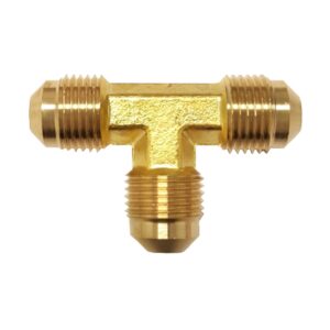 Fairview 44-6 Flare Union Tee, 3/8 in, SAE Flared, Brass