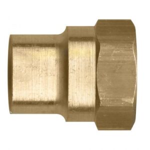Fairview 46SW-10B Pipe Connector, 1/2 x 1/4 in, Female Solder x FNPT, Brass