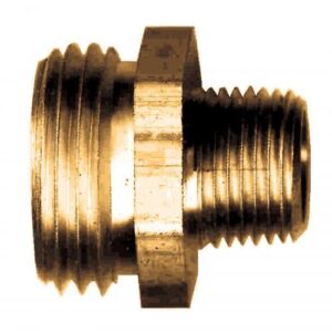 Fairview 196-D Hose Coupling, 1/2 in, MHT x MNPT, Brass