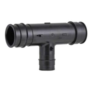 Uponor Q4753252 ProPEX® Reducing Tee, 3 x 2-1/2 x 2 in, F1960 Cold-Expansion PEX, Engineered Polymer