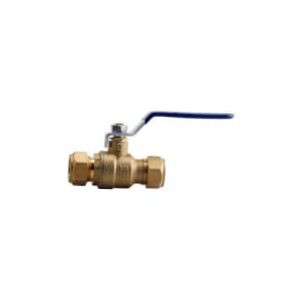Boshart Industries 082CP-10NL Ball Valve, 1 in, Compression, Standard Port, PTFE Seat/Stem Packing
