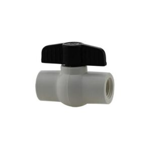 Boshart Industries 0929-20 PVC Ball Valve, 2 in, 150 psi, FPT, White