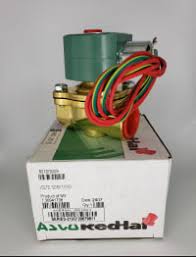 Asco 8210G4-AC Brass Solenoid Valve, 1 in, 150 psi, Brass Body