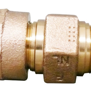 CAMBRIDGE BRASS™ 117NL-H4M3 Reducing Adapter, 1 x 3/4 in, CB Compression x MIP Compression, Brass, Lead-Free