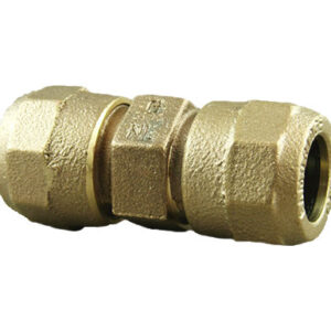 CAMBRIDGE BRASS™ 118NL-H4H3 Reducing Coupling, 1 x 3/4 in, CTS, CB x CB Compression, With Stop, Brass, Lead-Free