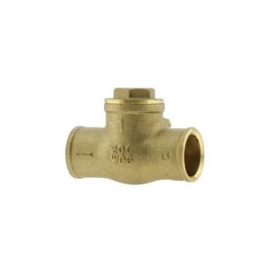 Boshart Industries 08060412NL Swing-Check Valve, 3/4 in, C, Brass Body