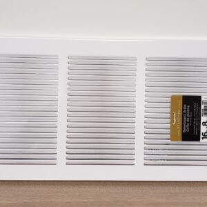 Imperial® RG0053 Baseboard Grille, 16 x 8 in, Steel, White/Powder Coat