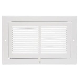 Imperial® RG3016 10 in x 6 in Sidewall Filter, Steel, Aluminum/Powder Coated