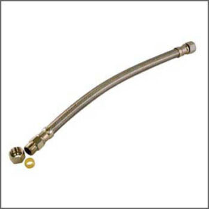 AQUA-DYNAMIC 3234-120 3234 Faucet Connector, Brass/Stainless Steel