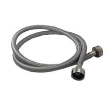 LynCar 55522 Washing Machine Hose, 3/4 in, 60 in L, Braided, Brass/Stainless Steel