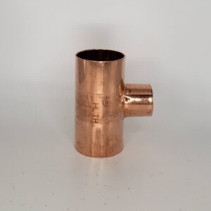 CB Supplies 100601166 CCC Tee, 1-1/4 x 1-1/4 x 1/2 in, Wrought-Copper Pressure Fitting