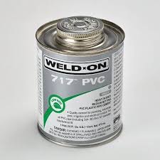 Weld-On® 12175 717™ PVC Cement, 236 mL Container, Gray, For use with 4020 Swab/7020 Roller