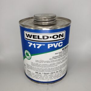Weld-On® 12173 717™ PVC Cement, 1 L Container, Gray, For use with 4020 Swab/7020 Roller