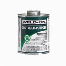 Weld-On® 12482 790™ PVC Cement, 118 mL Container, Clear
