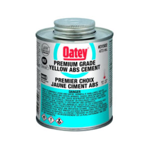 Oatey® 31502 ABS Cement, 473 mL Container, Yellow