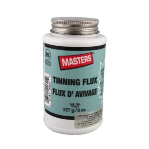 Masters® TF227 Tinning Flux, Lead-Free, 8 oz Jar, 11.7 g/L VOC, Gray to Greenish