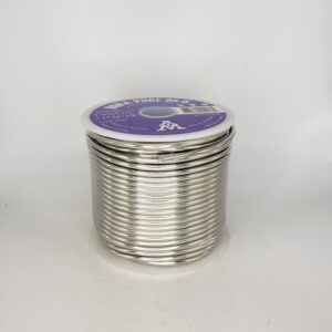 AIM Alloys 5113 95/5 Dura-Pure Solder, 3 mm Dia Wire, 450 to 464 deg F Melting, 5 lb Container